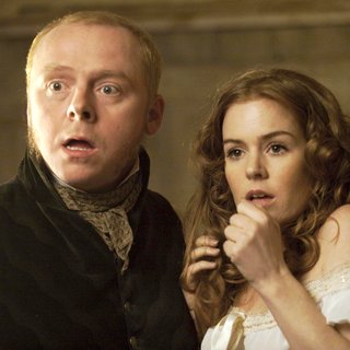 Simon Pegg stars as William Burke and Isla Fisher stars as Ginny in IFC Films' Burke and Hare (2011)