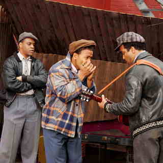 Kevin Mambo, Columbus Short and Jeffrey Wright in Sony BMG Feature Films' Cadillac Records (2008). Photo credit by Eric Liebowitz.