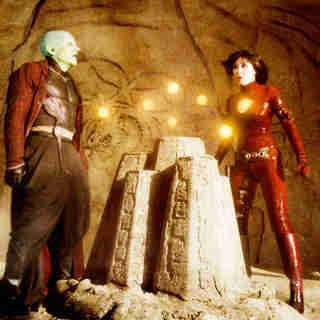 James Marsters stars as Lord Piccolo and Eriko Tamura stars as Mai in The 20th Century Fox Pictures' Dragonball Evolution (2009)