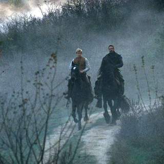 Edward Speleers as Eragon and Jeremy Irons as Brom in The 20th Century Fox' Eragon (2006)