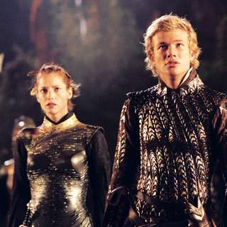 Sienna Guillory as Arya and Edward Speleers as Eragon in The 20th Century Fox' Eragon (2006)
