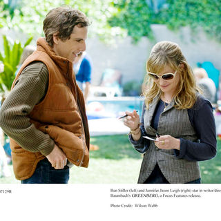 Ben Stiller stars as Roger Greenberg and Jennifer Jason Leigh stars as Beth in Focus Features' Greenberg (2010). Photo credit by Wilson Webb.