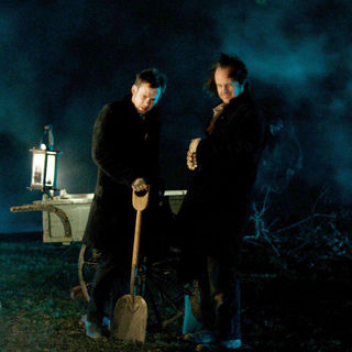 Dominic Monaghan stars as Arthur Blake and Larry Fessenden stars as Willie Grimes in IFC Films' I Sell the Dead (2009)