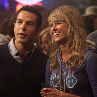 Skylar Astin stars as Casey and Sarah Wright stars as Nicole in Relativity Media's 21 and Over (2013)