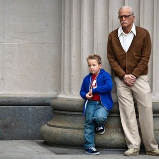 Jackson Nicoll stars as Billy and Johnny Knoxville stars as Irving Zisman in Paramount Pictures' Jackass Presents: Bad Grandpa (2013)
