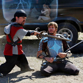 Peter Dinklage stars as Hung and Ryan Kwanten stars as Joe in Entertainment One's Knights of Badassdom (2014)