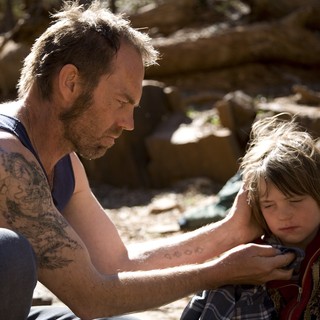 Hugo Weaving stars as Kev and Tom Russell stars as Chook in Music Box Films' Last Ride (2012)