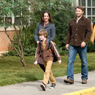 CJ Adams, Jennifer Garner and Joel Edgerton in Walt Disney Pictures' The Odd Life of Timothy Green (2012)