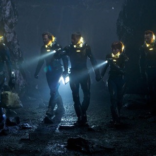 Michael Fassbender, Logan Marshall-Green and Noomi Rapace in 20th Century Fox's Prometheus (2012)