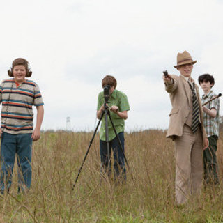 Elle Fanning, Ryan Lee, Gabriel Basso, Riley Griffiths, and Joel Courtney in Paramount Pictures' Super 8 (2011)