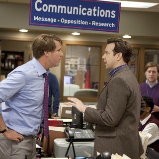 Will Ferrell stars as Cam Brady and Jason Sudeikis stars as Mitch in Warner Bros. Pictures' The Campaign (2012)