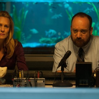 Robin Wright Penn (stars as Herself) and Paul Giamatti in Drafthouse Films' The Congress (2014)