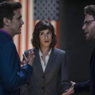 James Franco, Lizzy Caplan and Seth Rogen in Columbia Pictures' The Interview (2014)
