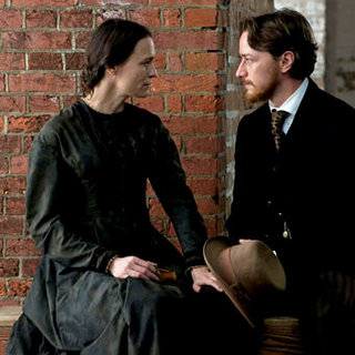 Robin Wright Penn stars as Mary Surratt and James McAvoy stars as Frederick Aiken in The American Film Company's The Conspirator (2010)