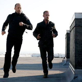 Jason Statham stars as Arthur Bishop and Ben Foster stars as Steve McKenna in CBS Films' The Mechanic (2011)