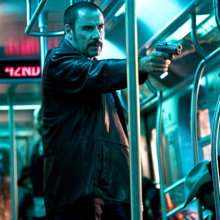 John Travolta stars as Ryder in Columbia Pictures' The Taking of Pelham 123 (2009). Photo credit by Stephen Vaughan.