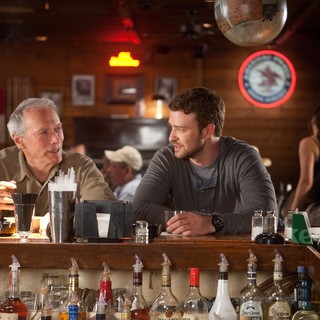 Clint Eastwood stars as Gus and Justin Timberlake stars as Johnny Flanagan in Warner Bros. Pictures' Trouble with the Curve (2012)