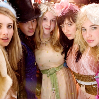 Emma Roberts, Sophie Wu, Kimberley Nixon, Linzey Cocker and Juno Temple in Universal Pictures' Wild Child (2009)