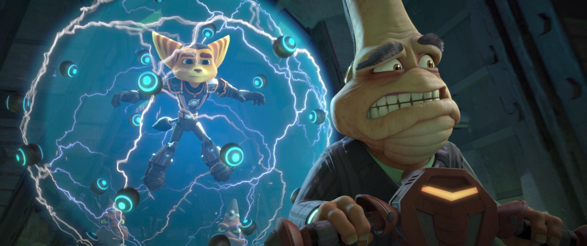 Ratchet and Chairman Drek from Gramercy Pictures' Ratchet & Clank (2016)
