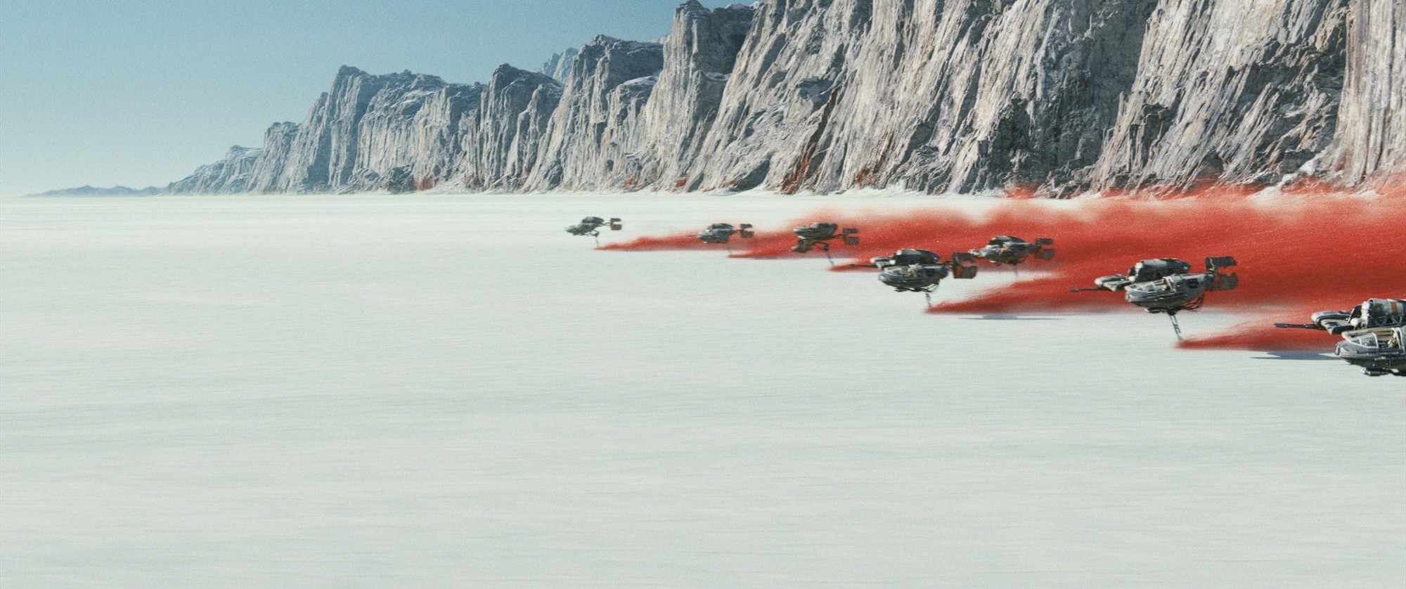 A scene from Walt Disney Pictures' Star Wars: The Last Jedi (2017)