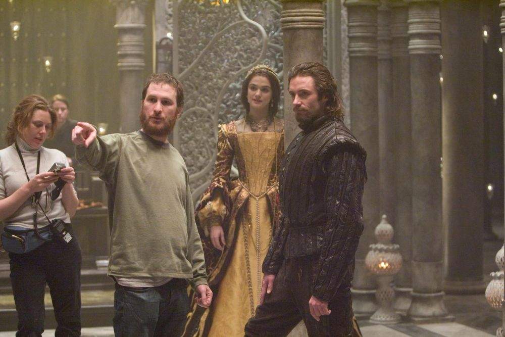 Darren Aronofsky, Rachel Weisz and Hugh Jackman in Warner Bros. Pictures' The Fountain (2006)