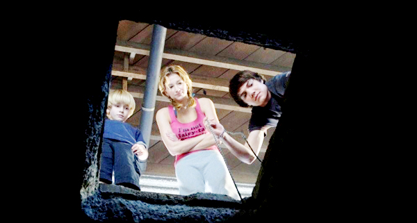 Nathan Gamble, Haley Bennett and Chris Massoglia in Big Air Studios' The Hole (2012)