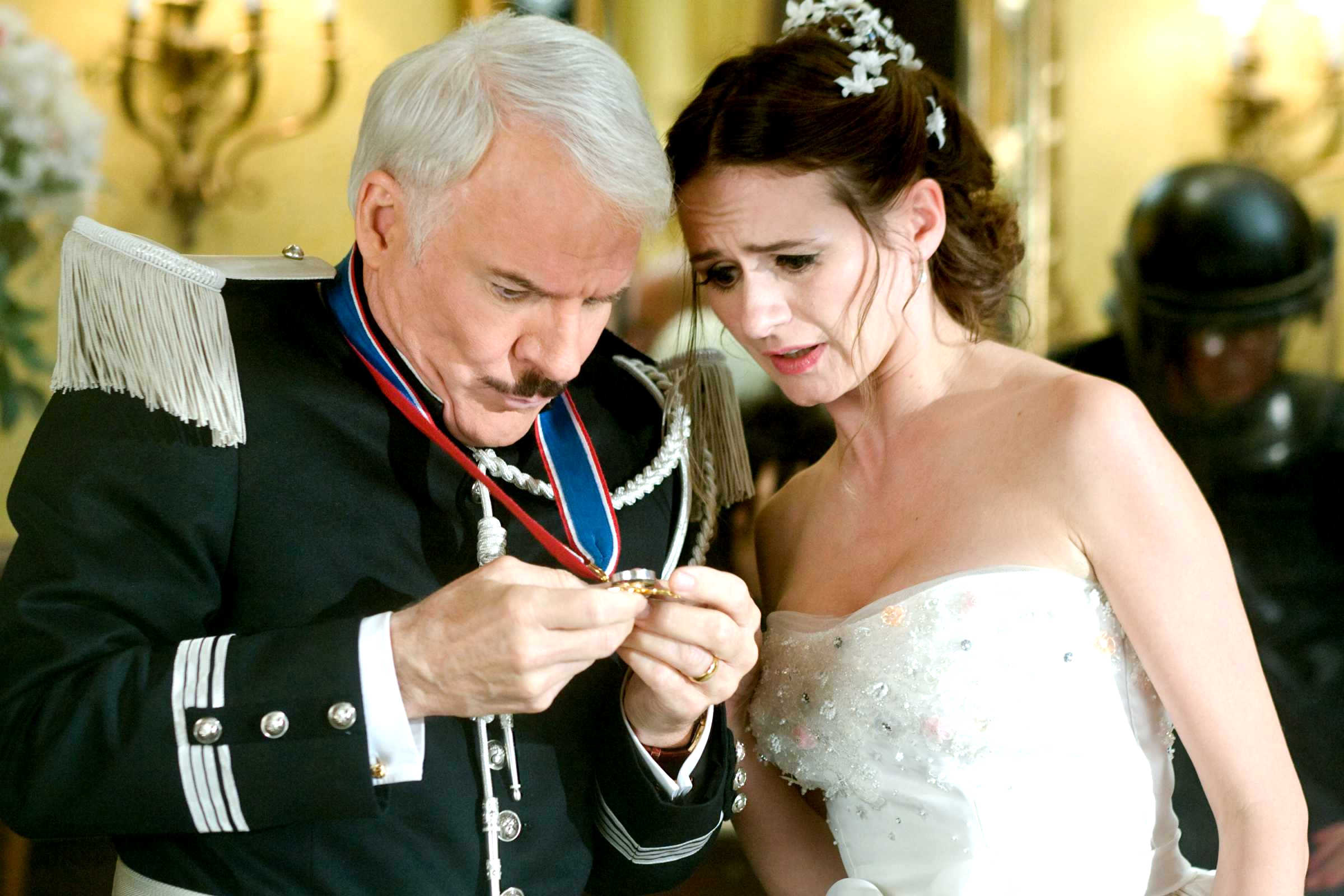 Steve Martin stars as Inspector Jacques Clouseau and Emily Mortimer stars as Nicole in Columbia Pictures' The Pink Panther 2 (2009). Photo credit by Peter Iovino.