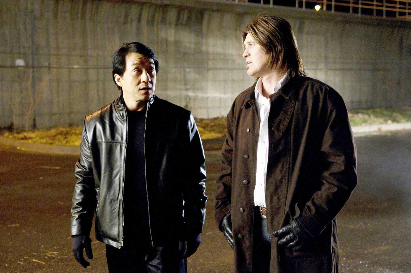 Jackie Chan stars as Bob Ho and Billy Ray Cyrus stars as Colton James in Lionsgate Films' The Spy Next Door (2010)