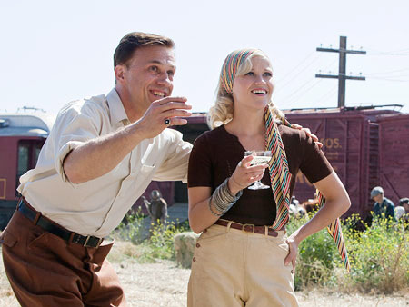 Christoph Waltz stars as August Rosenbluth and Reese Witherspoon stars as Marlena Rosenbluth in 20th Century Fox's Water for Elephants (2011)