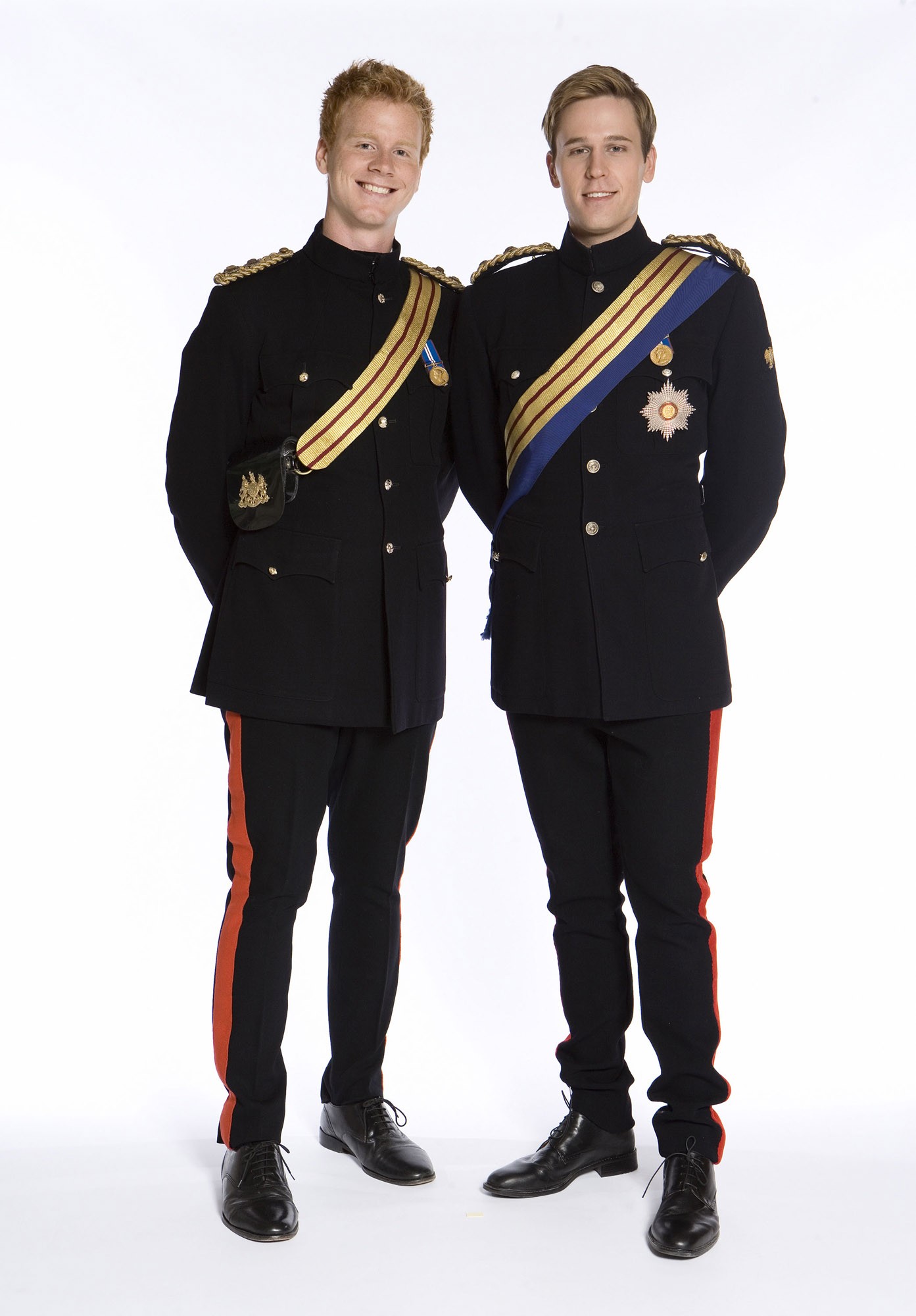 Stanley Eldridge stars as HRH Prince Harry and Dan Amboyer stars as HRH Prince William of Wales in Hallmark Channel's William & Catherine: A Royal Romance (2011)