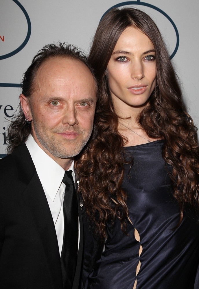 Lars Ulrich with hot, Wife Jessica Miller 
