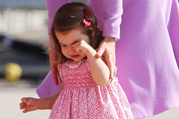 Royal Tantrum! Princess Charlotte Cries and Refuses to Board Helicopter in Hamburg