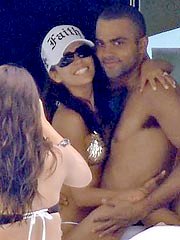 Eva Longoria and Tony Parker Talk Honeymoon