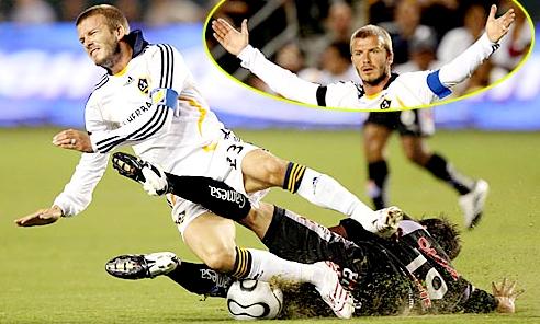 Knee Ligament Injury Could Keep David Beckham Off the Field Four to Six Weeks