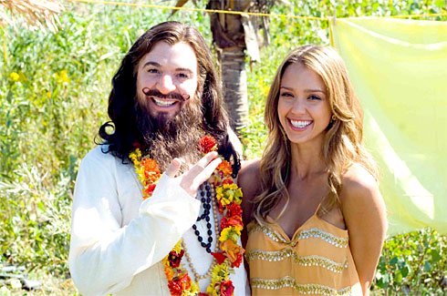 Love Guru's First Look Snaps Mike Myers and Jessica Alba