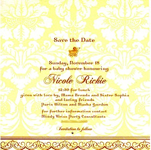 Save-the-Date E-mails to Nicole Richie's Star-Studded Baby Shower Spread on the Internet