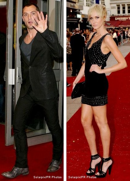 Jude Law Caught Locking Lips With Kimberly Stewart