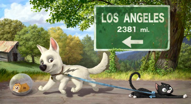 Miley Cyrus' 'Bolt' Previews Trailer