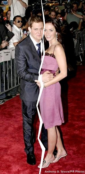 Emily Blunt Splits from Singer Boyfriend Michael Buble