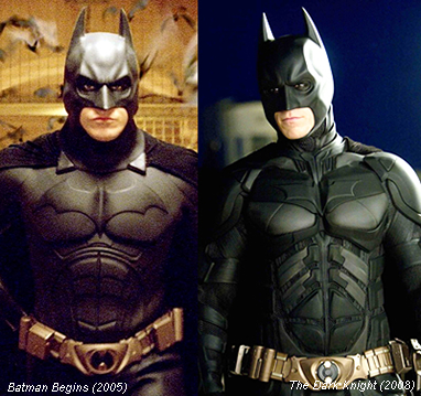Photo: The Evolution of Batsuit in Two Decades