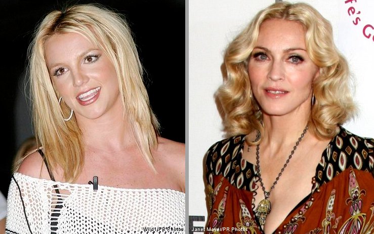 Britney Spears Appears on Madonna's 'Sticky and Sweet' Screen, the Video