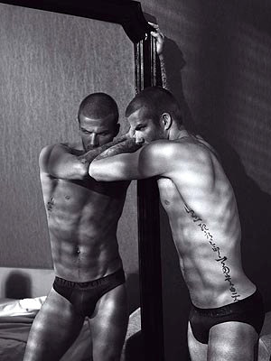 David Beckham Strips Off for Armani Underwear, Again