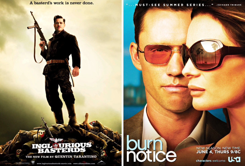 'Inglourious Basterds' Sneak Peek to Air During 'Burn Notice' Finale