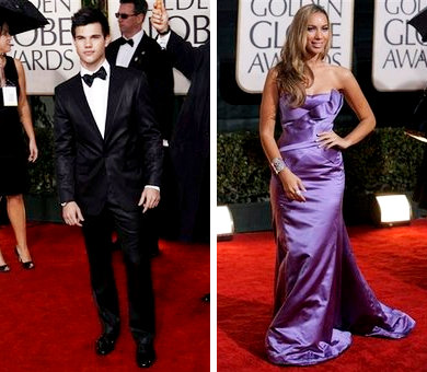 Taylor Lautner, Leona Lewis, Fergie and More Hit Golden Globes Red Carpet