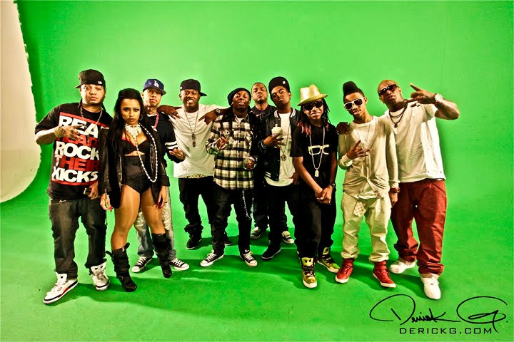 Lil Wayne Spotted in Young Money's 'Roger That' Video Shoot