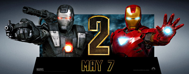 'Iron Man 2' Gets New Standee, Character Posters and Production Image