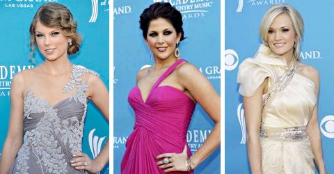 Taylor Swift, Lady Antebellum and More Hit 2010 ACM Awards Orange Carpet