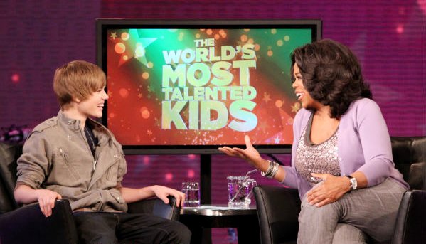Backstage Footage of Justin Bieber on 'Oprah'