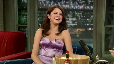 Selena Gomez Making Texas Popcorn on Jimmy Fallon Show