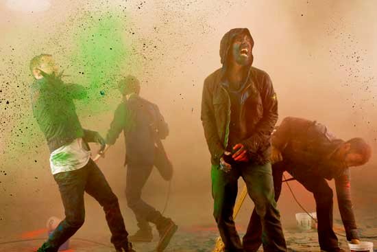 Pictures From Linkin Park's 'The Catalyst' Music Video Shoot